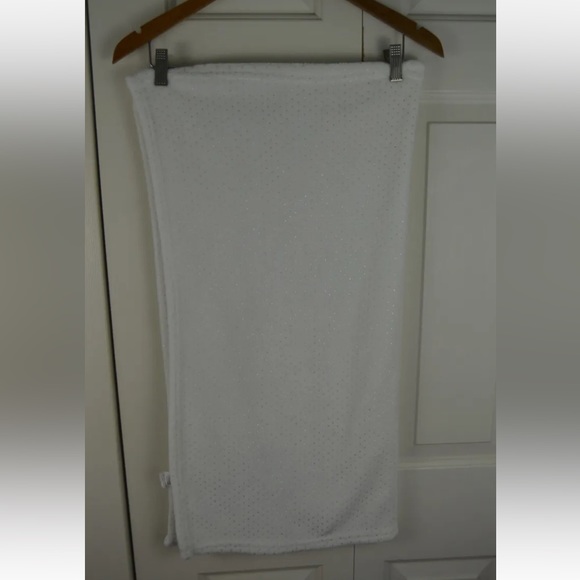 Cudlie NY Gray Elephant Baby Blanket White Silver Polka Dots Bird Security Lovey - Picture 3 of 7